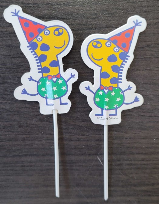 Set 16 decoratiuni briosa Peppa Pig 5 cm [8]