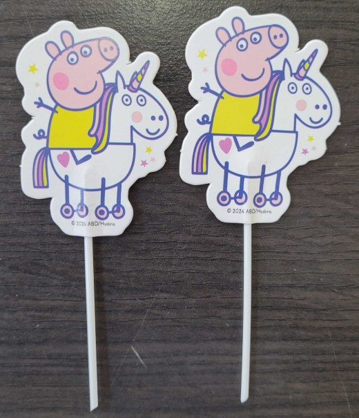 Set 16 decoratiuni briosa Peppa Pig 5 cm [9]
