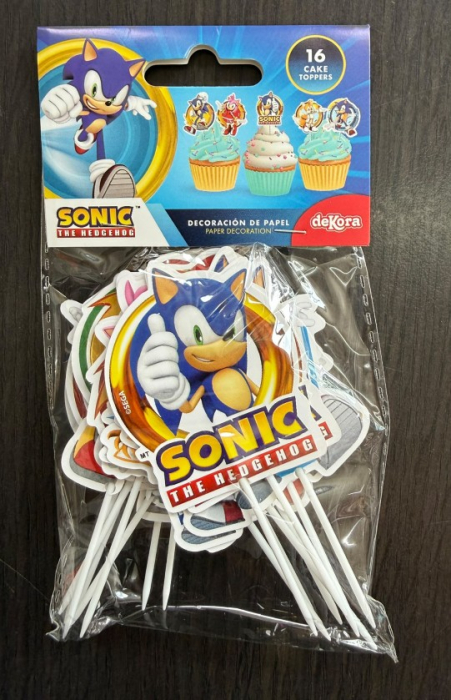 Set 16 decoratiuni briosa Sonic 5 cm [4]
