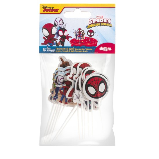 Set 16 decoratiuni briosa Spidey 5 cm [14]