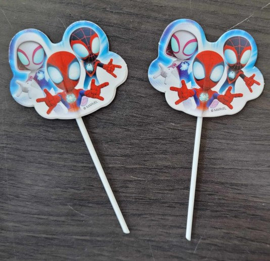 Set 16 decoratiuni briosa Spidey 5 cm [3]