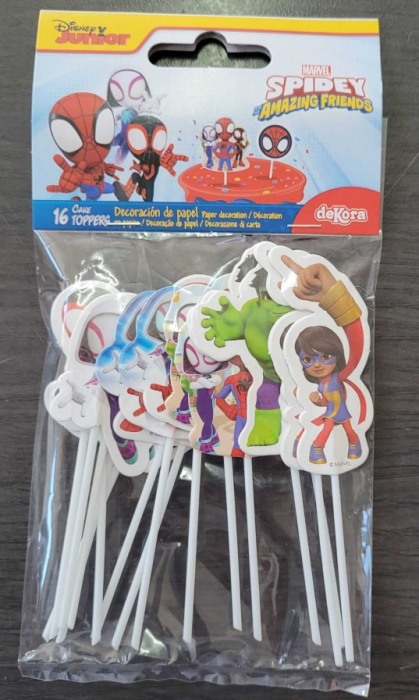 Set 16 decoratiuni briosa Spidey 5 cm [13]