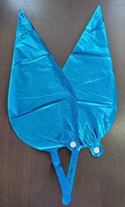 Set 2 baloane folie varf albastru 50 x 20 cm [3]