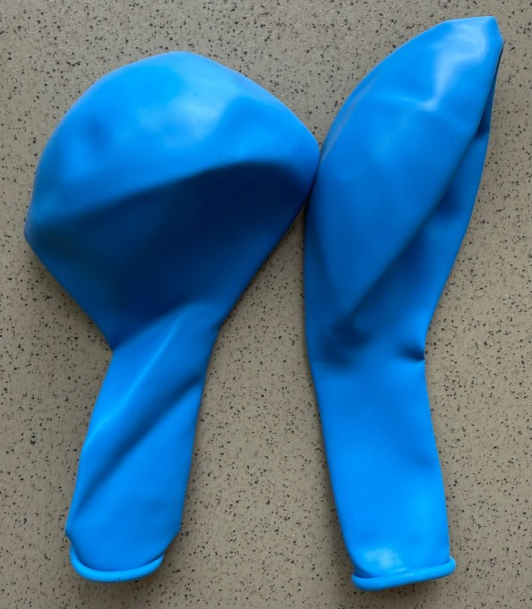 Set 2 baloane jumbo albastru deschis 45 cm [3]