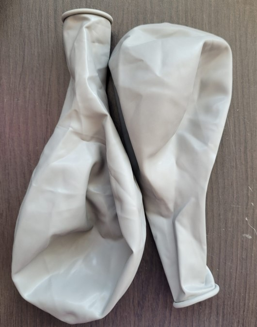 Set 2 baloane jumbo gri 46 cm [4]