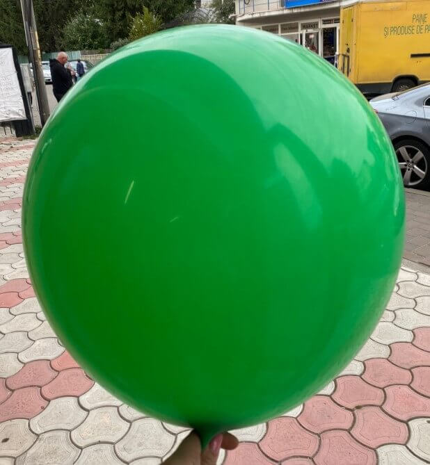 Set 2 baloane jumbo latex verde 45 cm [2]