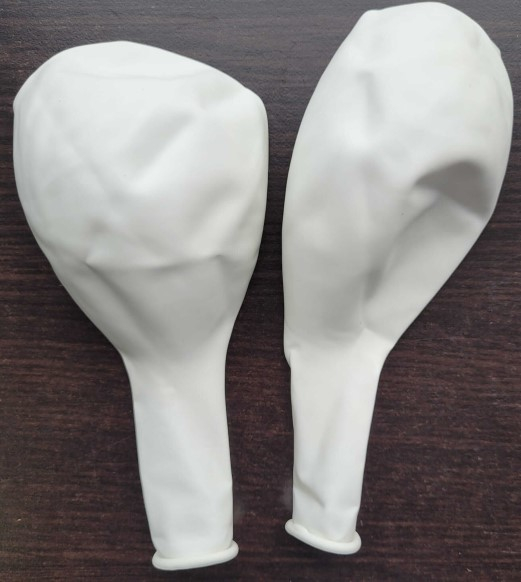 Set 2 baloane latex jumbo alb 46 cm [3]