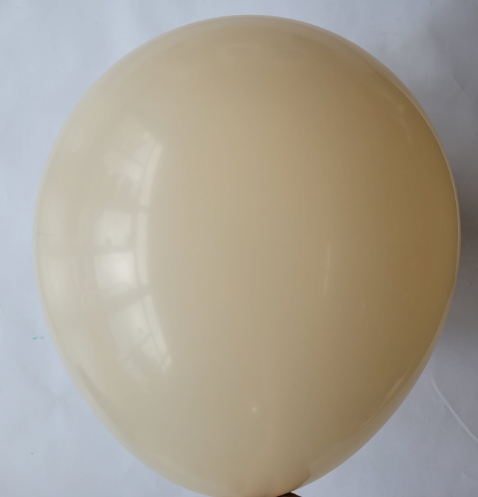 Set 2 baloane latex jumbo alb nisip 45 cm [4]
