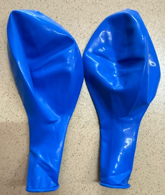 Set 2 baloane latex jumbo albastru 45 cm [3]