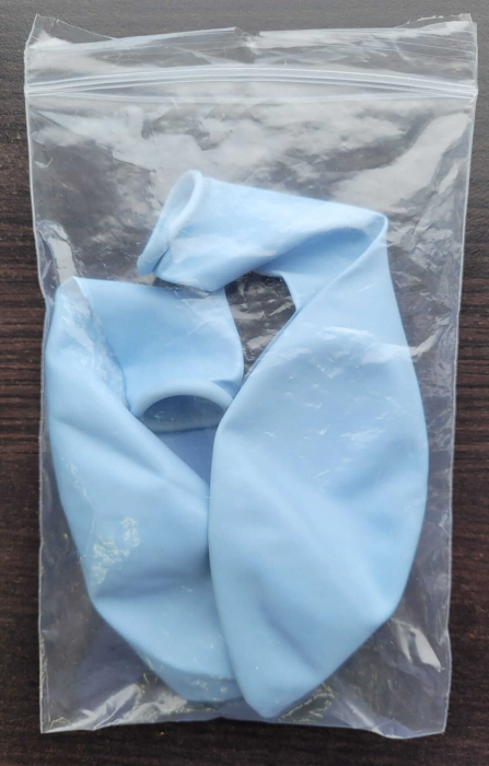 Set 2 baloane latex jumbo albastru baby 46 cm [4]