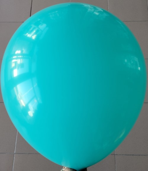 Set 2 baloane latex jumbo aqua green / verde marin 45 cm [4]