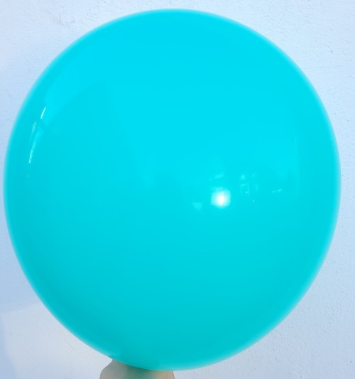 Set 2 baloane latex jumbo aqua green / verde marin 45 cm [2]