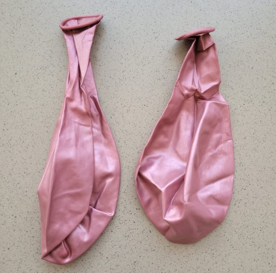 Set 2 baloane latex jumbo chrome roz 46 cm [3]