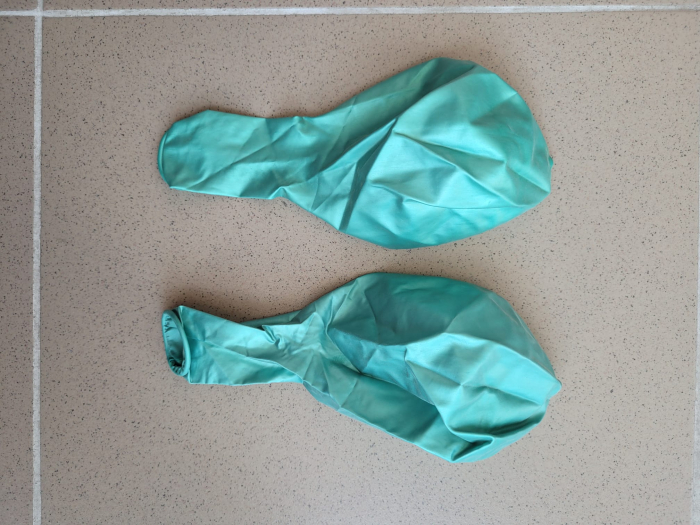 Set 2 baloane latex jumbo chrome verde 46 cm [3]