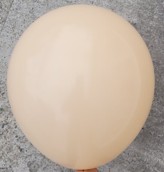 Set 2 baloane latex jumbo retro crem 45 cm [4]