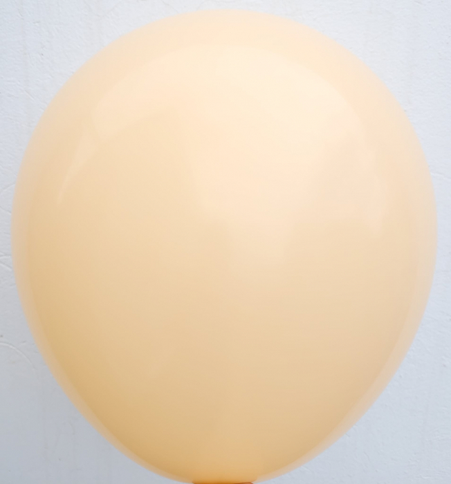 Set 2 baloane latex jumbo retro crem 45 cm [3]