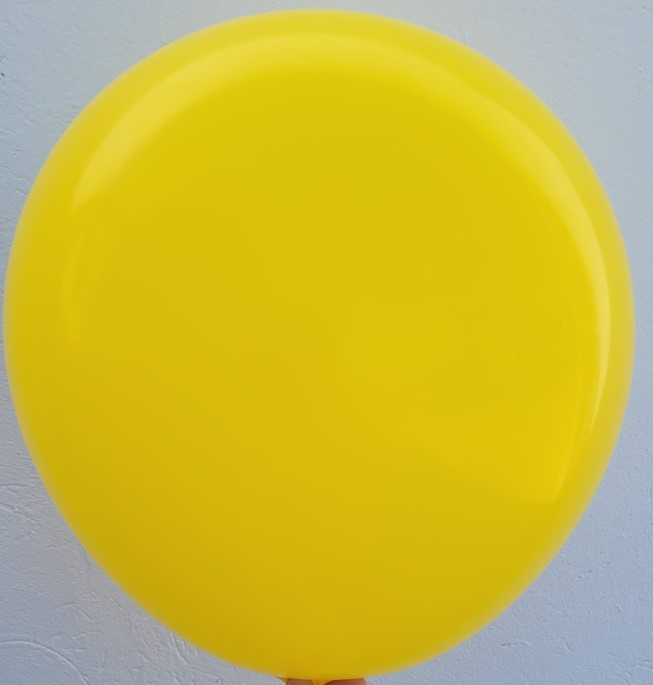 Set 2 baloane latex jumbo galben 45 cm [3]