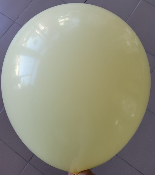 Set 2 baloane latex jumbo galben macaron 45 cm [4]