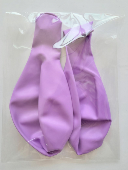 Set 2 baloane latex jumbo liliac / mov deschis 45 cm [6]