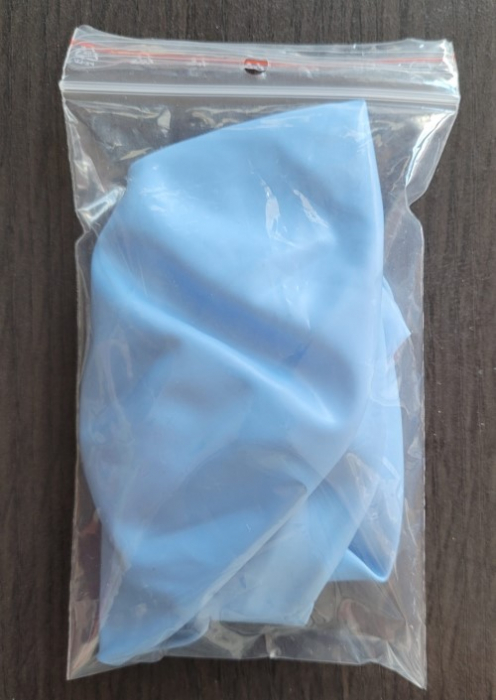 Set 2 baloane latex jumbo macaron albastru deschis 45 cm [4]