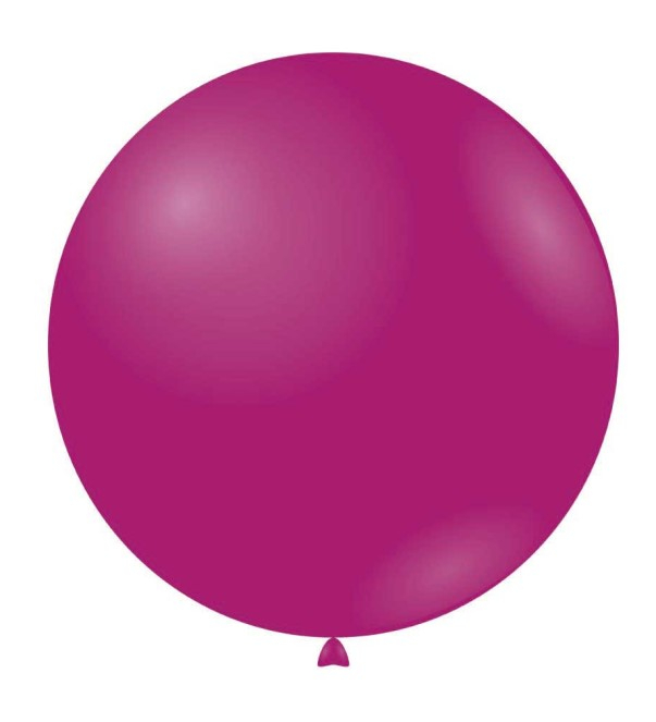 Set 2 baloane latex jumbo magenta clear 46 cm [5]