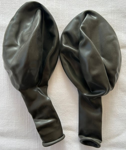 Set 2 baloane latex jumbo maro inchis 38 cm [3]