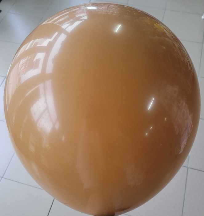 Set 2 baloane latex jumbo maro teracota 46 cm [3]