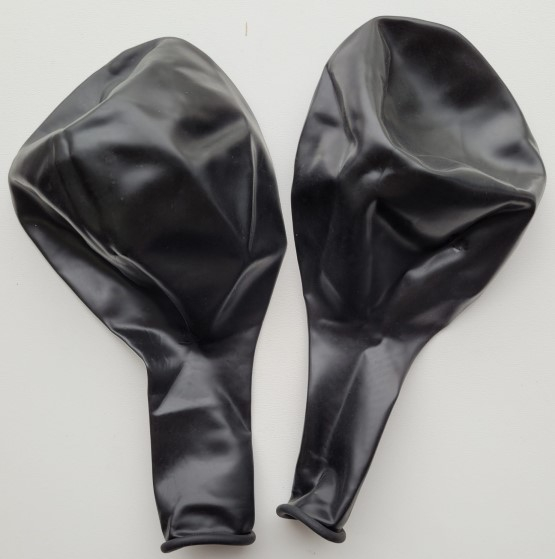 Set 2 baloane latex jumbo negru 46 cm [3]