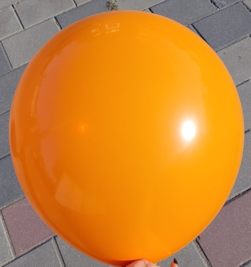 Set 2 baloane latex jumbo portocaliu 45 cm [3]