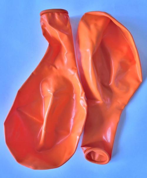 Set 2 baloane latex jumbo portocaliu 46 cm [5]