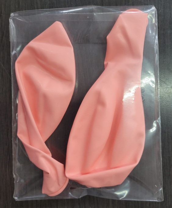 Set 2 baloane latex jumbo portocaliu piersica macaron 45 cm [3]