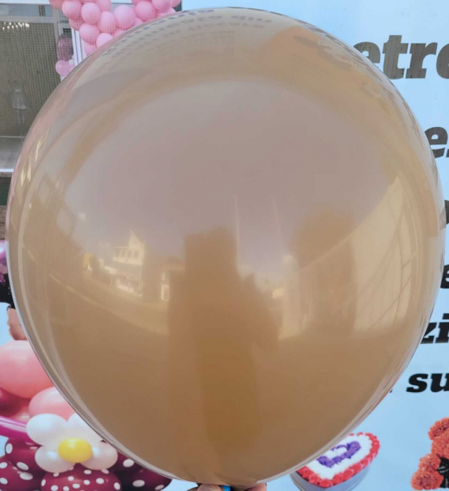 Set 2 baloane latex jumbo retro maro 45 cm [3]