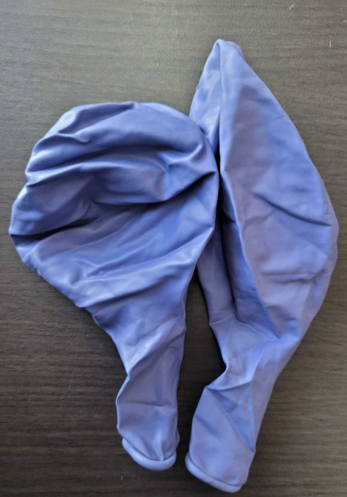 Set 2 baloane latex jumbo retro mov cenusiu 45 cm [5]