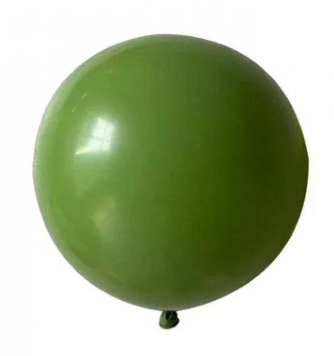 Set 2 baloane latex jumbo retro verde deschis 45 cm [1]