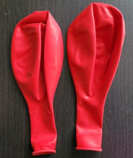 Set 2 baloane latex jumbo rosu 45 cm [5]