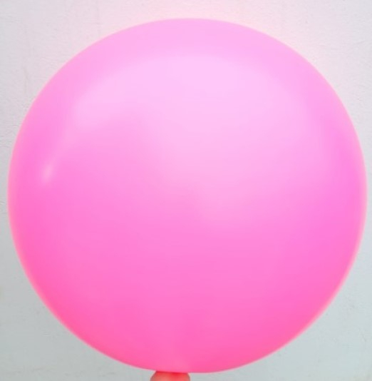 Set 2 baloane latex jumbo roz aprins 45 cm [2]