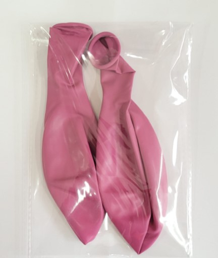 Set 2 baloane latex jumbo roz retro 45 cm [5]