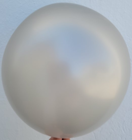 Set 2 baloane latex jumbo sidef argintiu 45 cm [3]