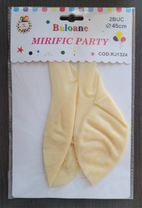 Set 2 baloane latex jumbo transparent 45 cm [6]