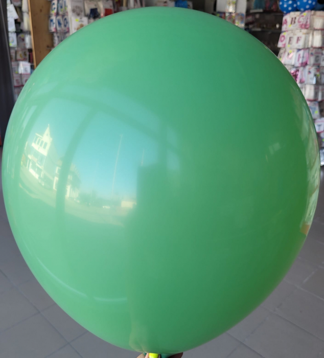 Set 2 baloane latex jumbo verde avocado 45 cm [3]