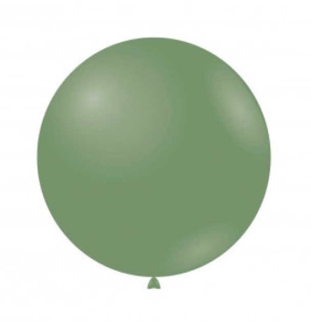 Set 2 baloane latex jumbo verde eucalipt 46 cm