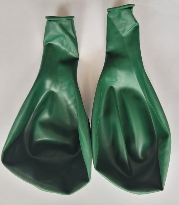 Set 2 baloane latex jumbo verde inchis 45 cm [3]