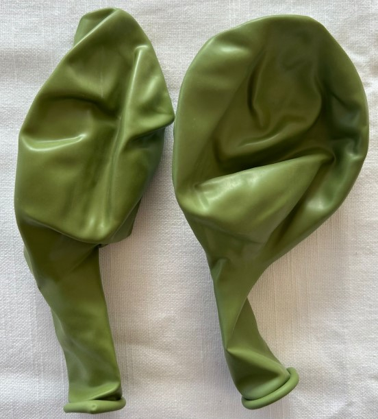 Set 2 baloane latex jumbo verde maslin 38 cm [3]