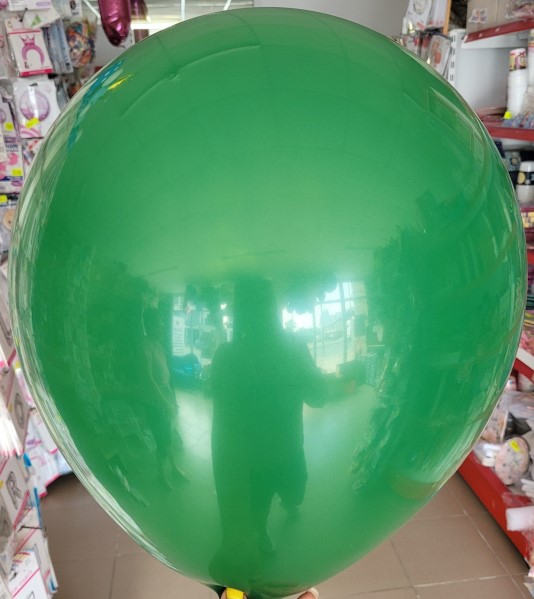 Set 2 baloane latex jumbo verde padure clear 46 cm [2]