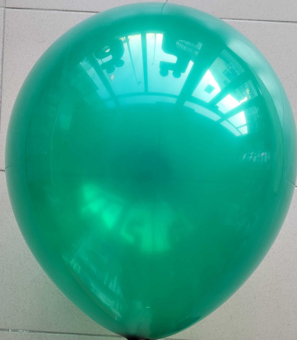 Set 2 baloane latex jumbo verde transparent 45 cm [2]