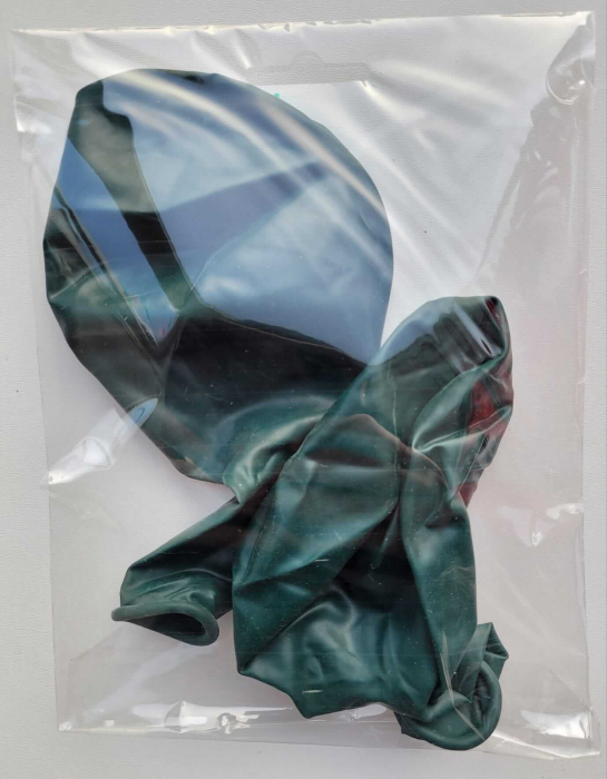 Set 2 baloane latex jumbo verde transparent 45 cm [4]