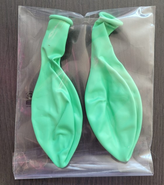 Set 2 baloane verde menta 38 cm [5]