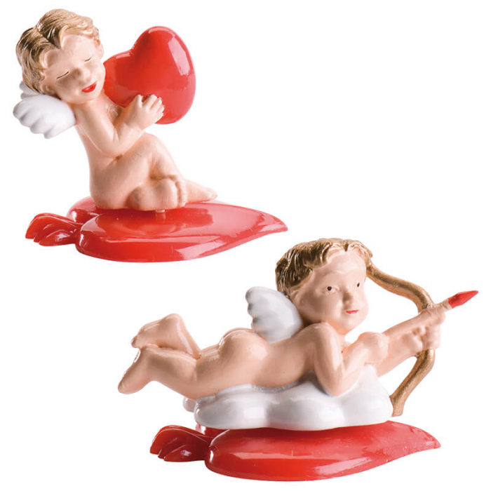 Set 2 figurine plastic Cupidon 4.5 cm [3]