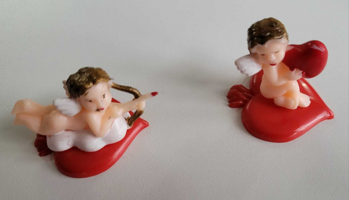 Set 2 figurine plastic Cupidon 4.5 cm [5]