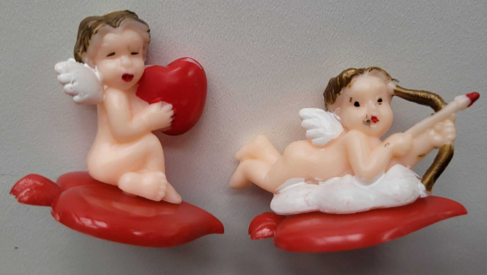 Set 2 figurine plastic Cupidon 4.5 cm [4]